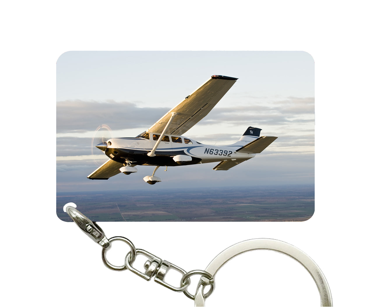 Cruising Cessna Designed Key Chains