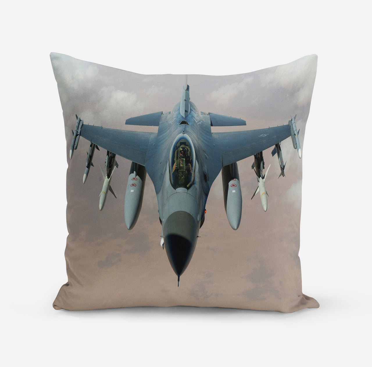 Cruising Fighting Falcon F16 Designed Pillows