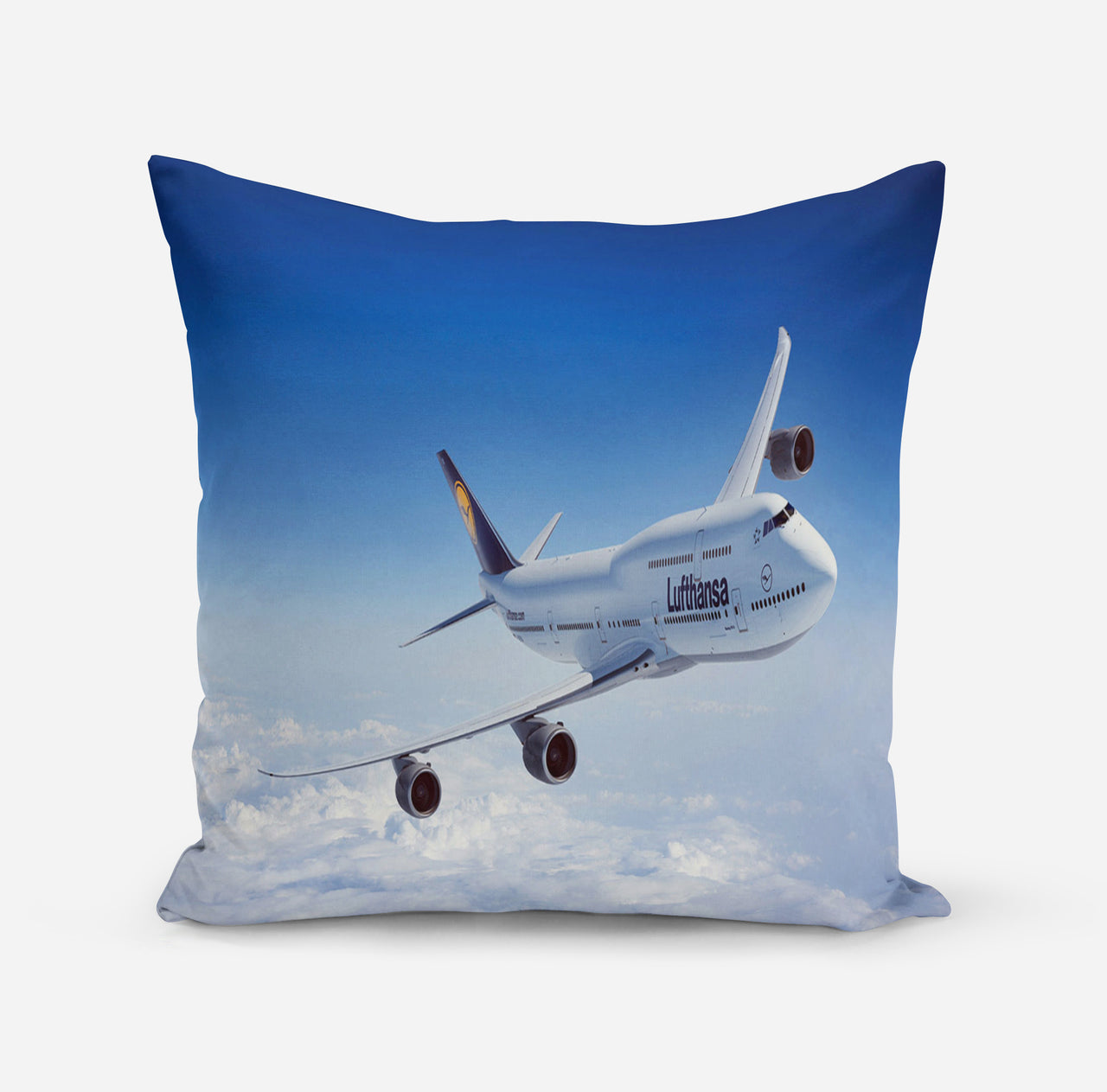 Cruising Lufthansa's Boeing 747 Designed Pillows