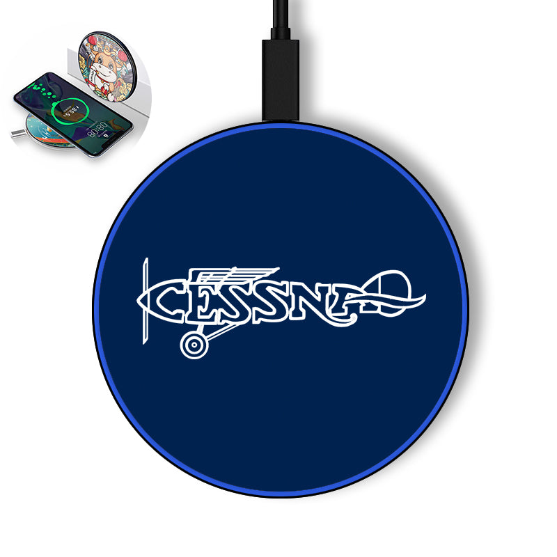 Special Cessna Text Designed Wireless Chargers