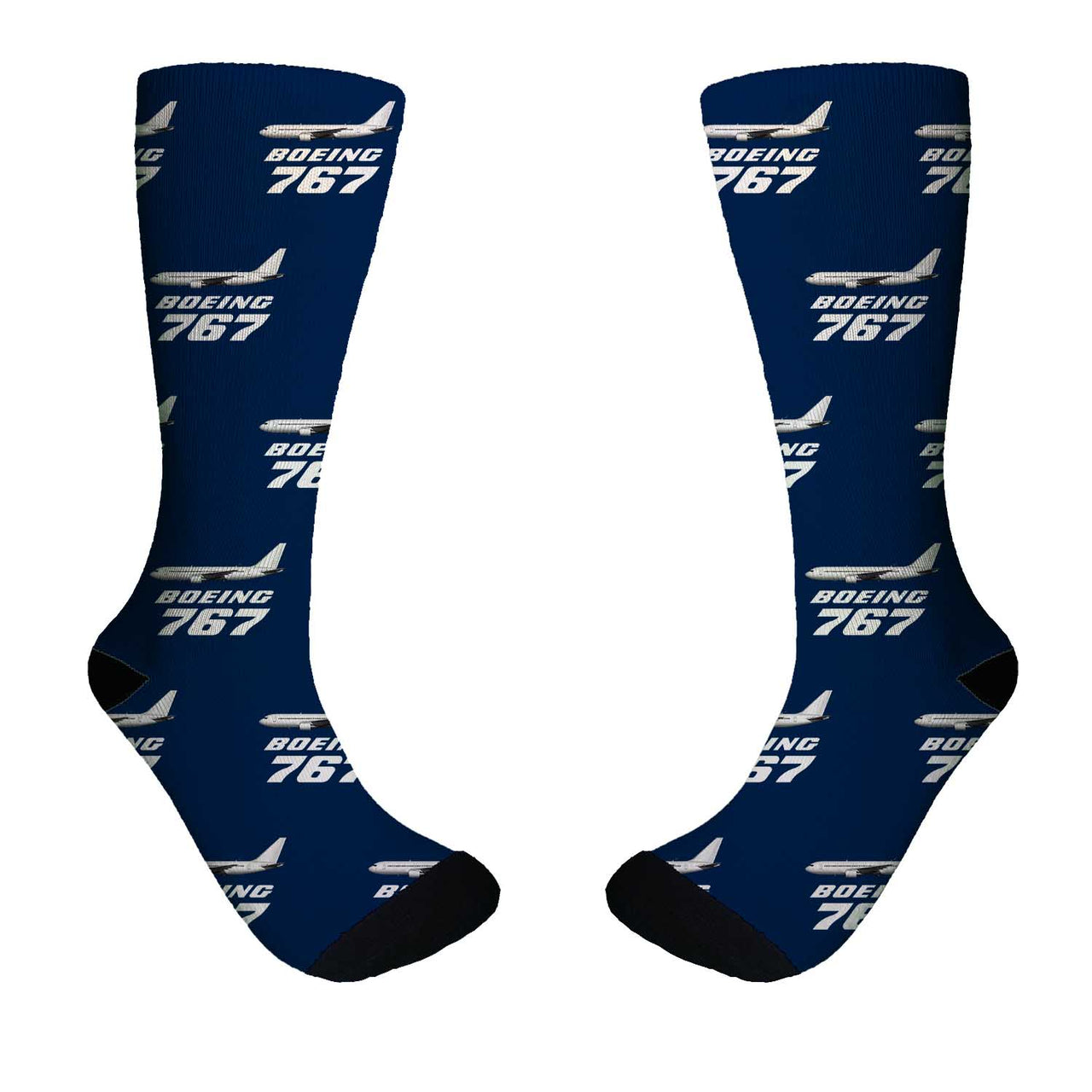 The Boeing 767 Designed Socks