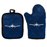 Thumbnail for Piper PA28 Silhouette Plane Designed Kitchen Glove & Holder