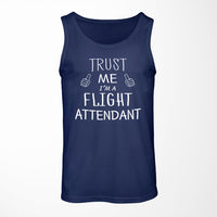 Thumbnail for Trust Me I'm a Flight Attendant Designed Tank Tops