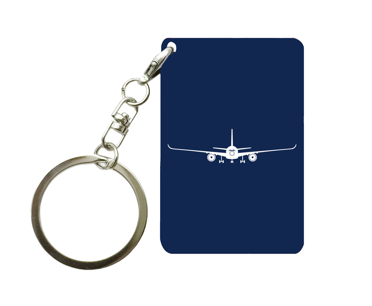 Airbus A350 Silhouette Designed Key Chains