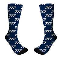 Thumbnail for 717 Flat Text Designed Socks