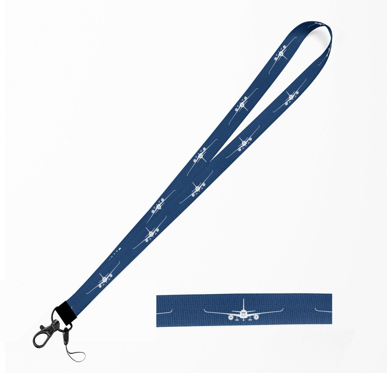 Airbus A350 Silhouette Designed Lanyard & ID Holders