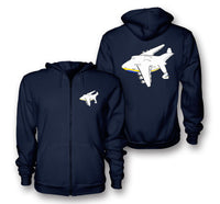 Thumbnail for Antonov AN-225 Mriya Designed Zipped Hoodies