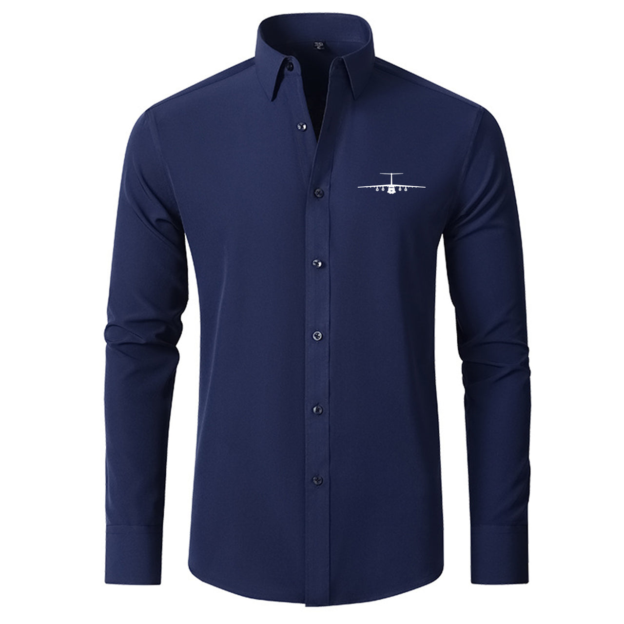 Ilyushin IL-76 Silhouette Designed Long Sleeve Shirts