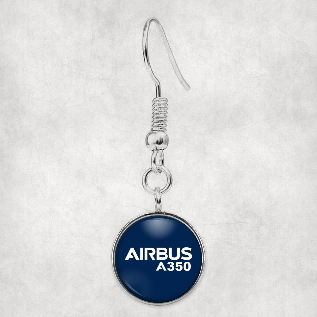 Airbus A350 & Text Designed Earrings