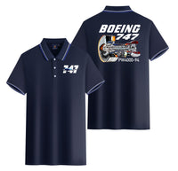 Thumbnail for Boeing 747 & PW4000-94 Engine Designed Stylish Polo T-Shirts (Double-Side)