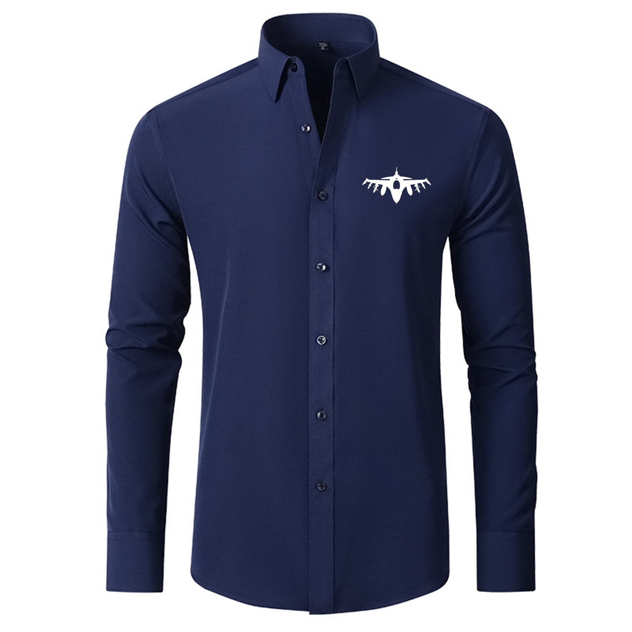 Fighting Falcon F16 Silhouette Designed Long Sleeve Shirts