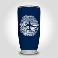 Thumbnail for Aviation Finger Print Designed Tumbler Travel Mugs