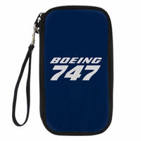 Thumbnail for Boeing 747 & Text Designed Travel Cases & Wallets