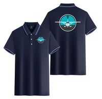 Thumbnail for Cessna & Gyro Designed Stylish Polo T-Shirts (Double-Side)