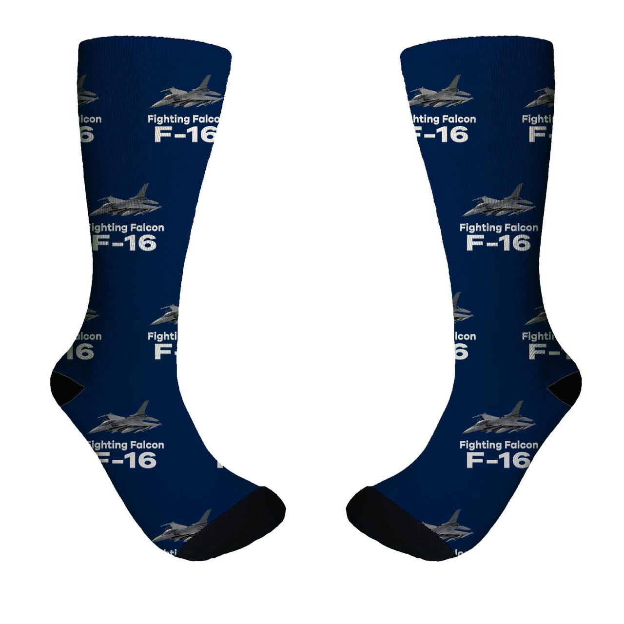 The Fighting Falcon F16 Designed Socks