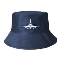 Thumbnail for McDonnell Douglas MD-11 Silhouette Plane Designed Summer & Stylish Hats