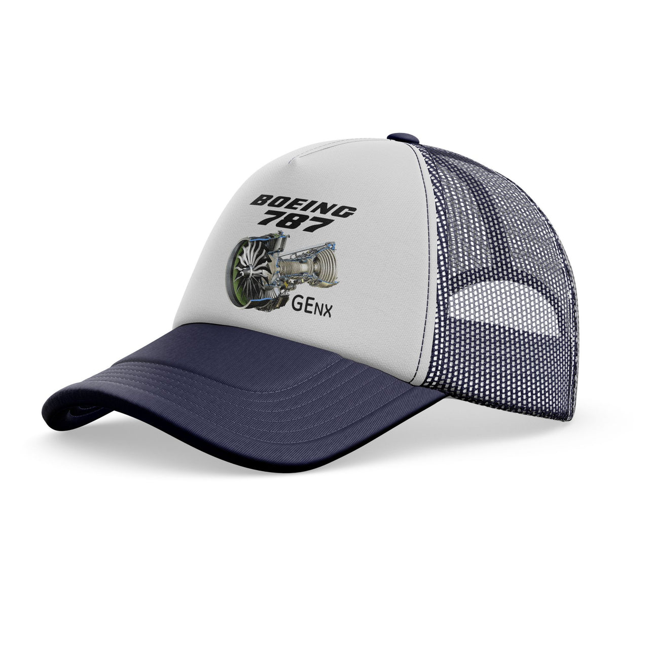 Boeing 787 & GENX Engine Designed Trucker Caps & Hats