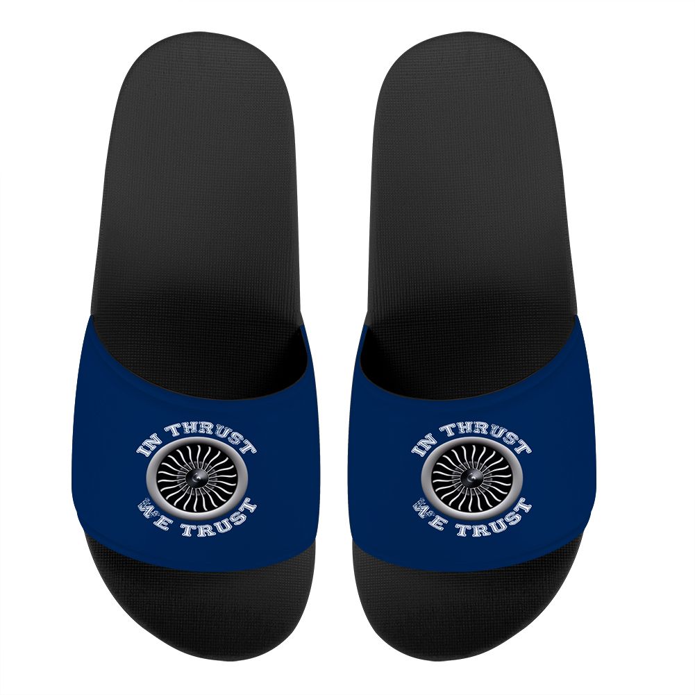 In Thrust We Trust (Vol 2) Designed Sport Slippers