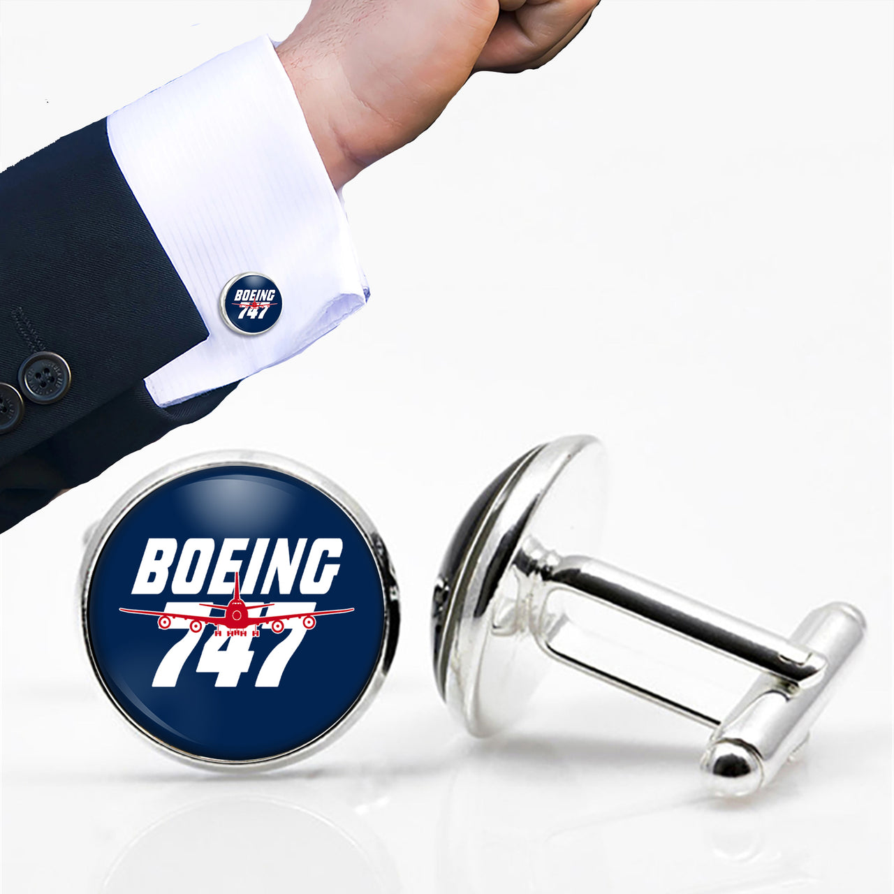 Amazing Boeing 747 Designed Cuff Links