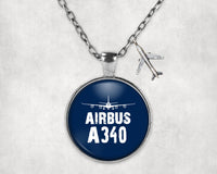 Thumbnail for Airbus A340 & Plane Designed Necklaces