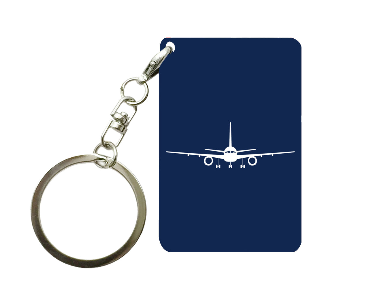 Boeing 757 Silhouette Designed Key Chains