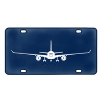 Thumbnail for Airbus A350 Silhouette Designed Metal (License) Plates