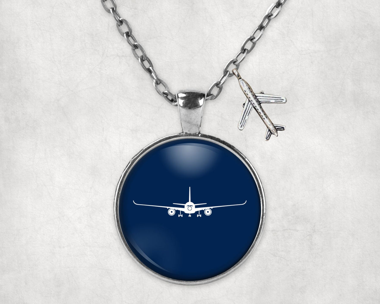 Airbus A350 Silhouette Designed Necklaces