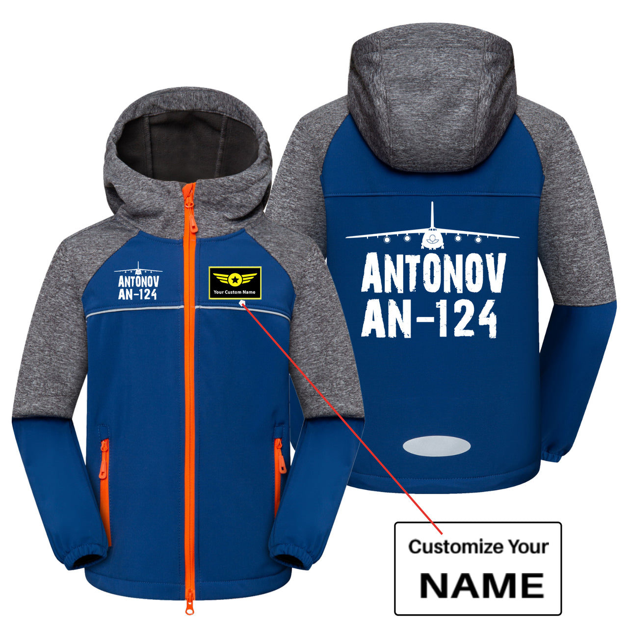 Antonov AN-124 & Plane Designed Children Polar Style Jackets