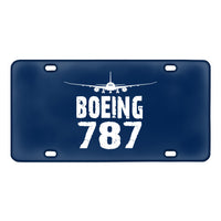 Thumbnail for Boeing 787 & Plane Designed Metal (License) Plates