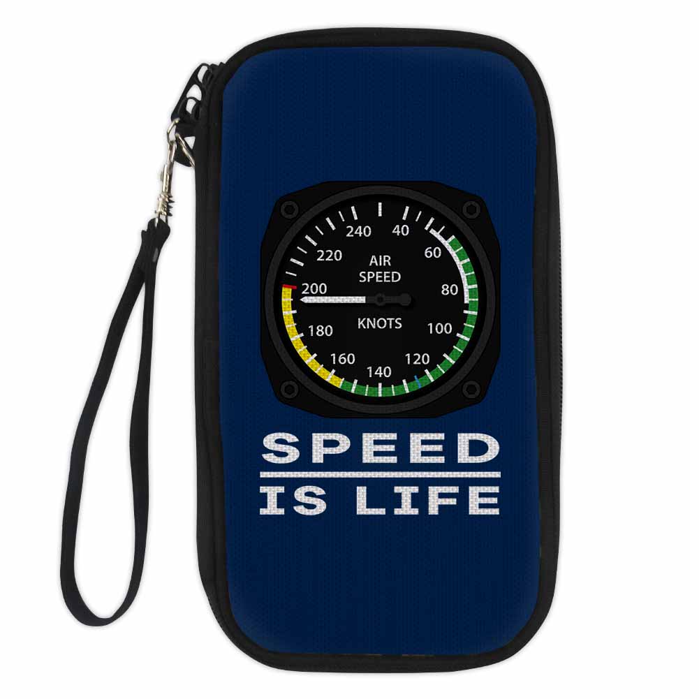 Speed Is Life Designed Travel Cases & Wallets