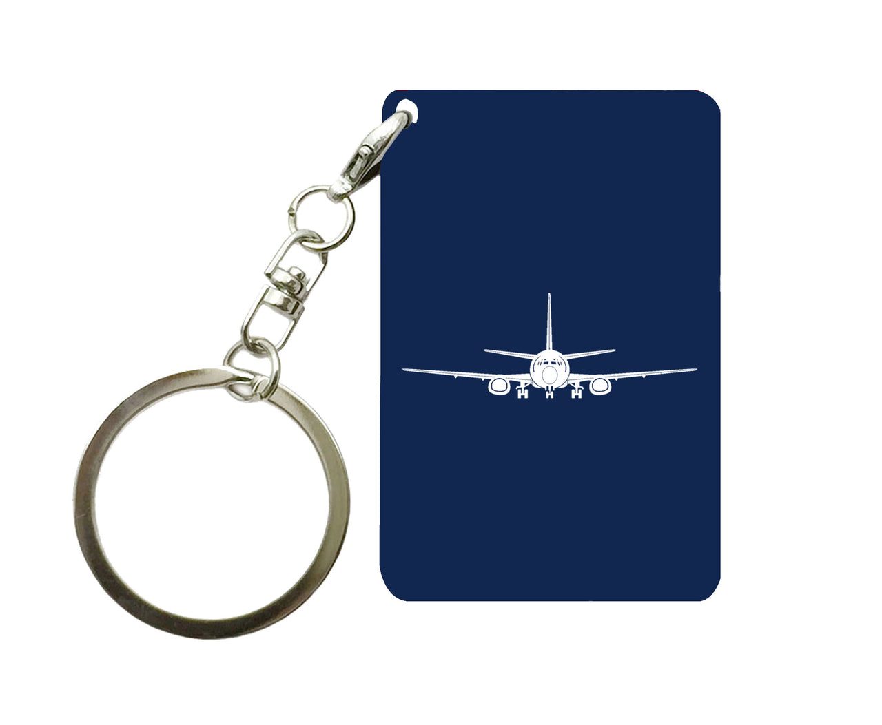 Boeing 737 Silhouette Designed Key Chains