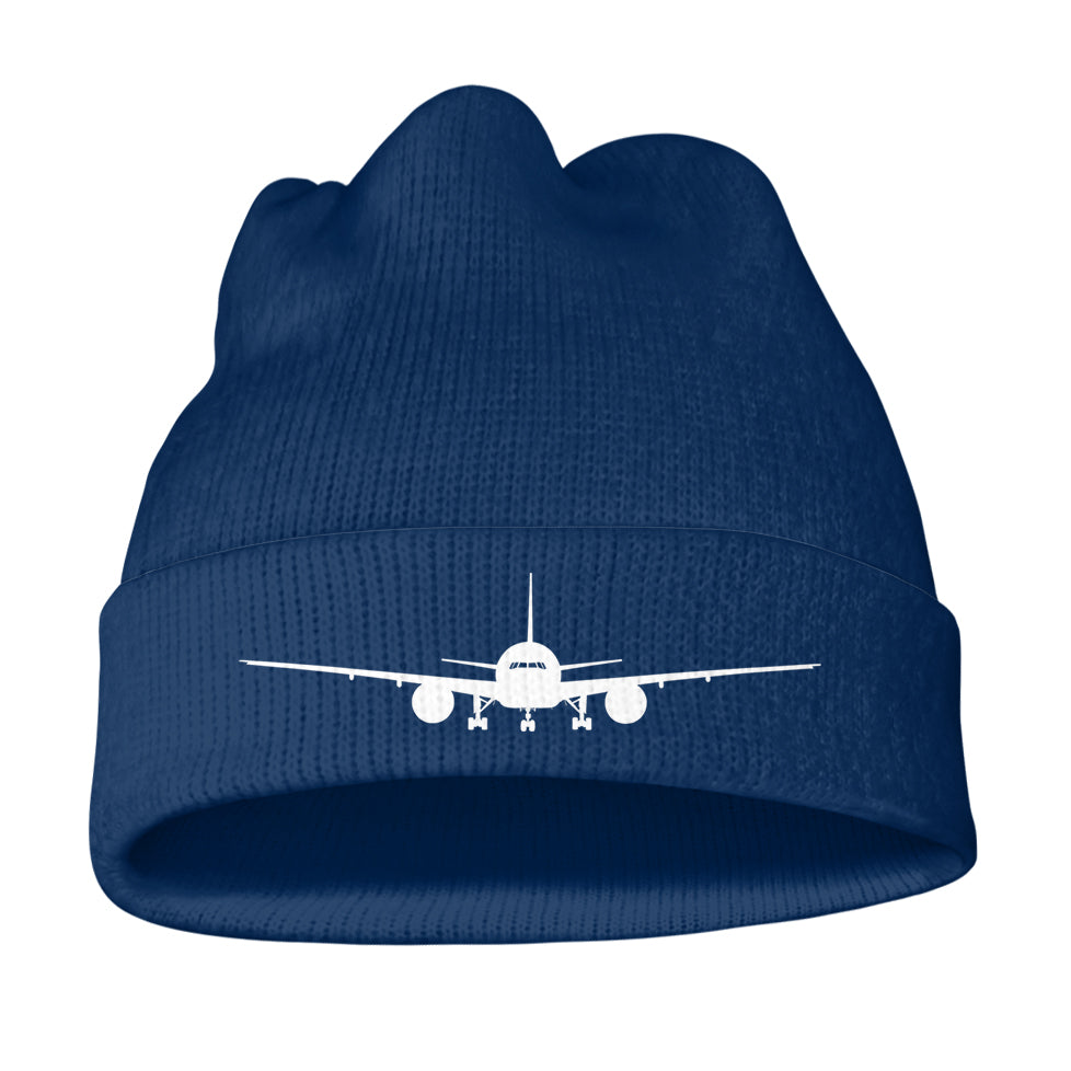 Boeing 777 Silhouette Knit 3D Beanies