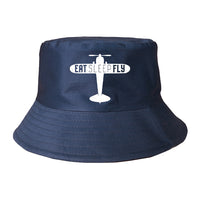 Thumbnail for Eat Sleep Fly & Propeller Designed Summer & Stylish Hats