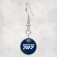 Thumbnail for Boeing 707 & Text Designed Earrings