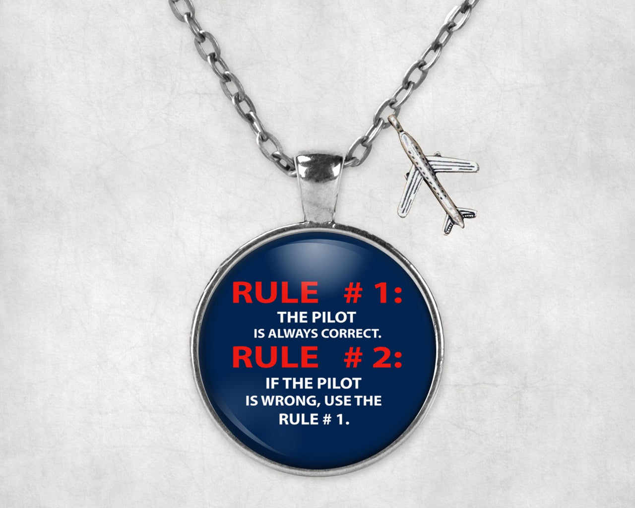 Rule 1 - Pilot is Always Correct Designed Necklaces