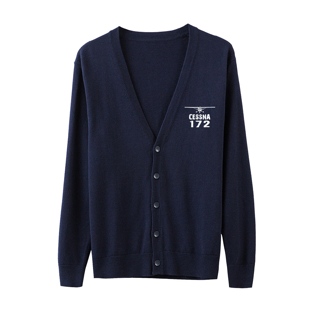 Cessna 172 & Plane Designed Cardigan Sweaters