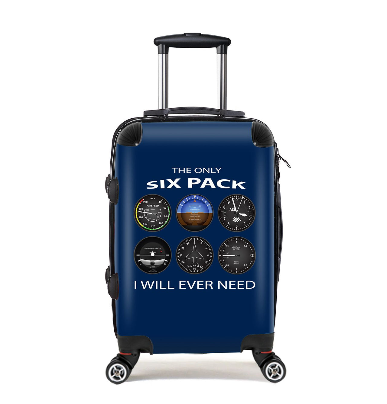 The Only Six Pack I Will Ever Need Designed Cabin Size Luggages