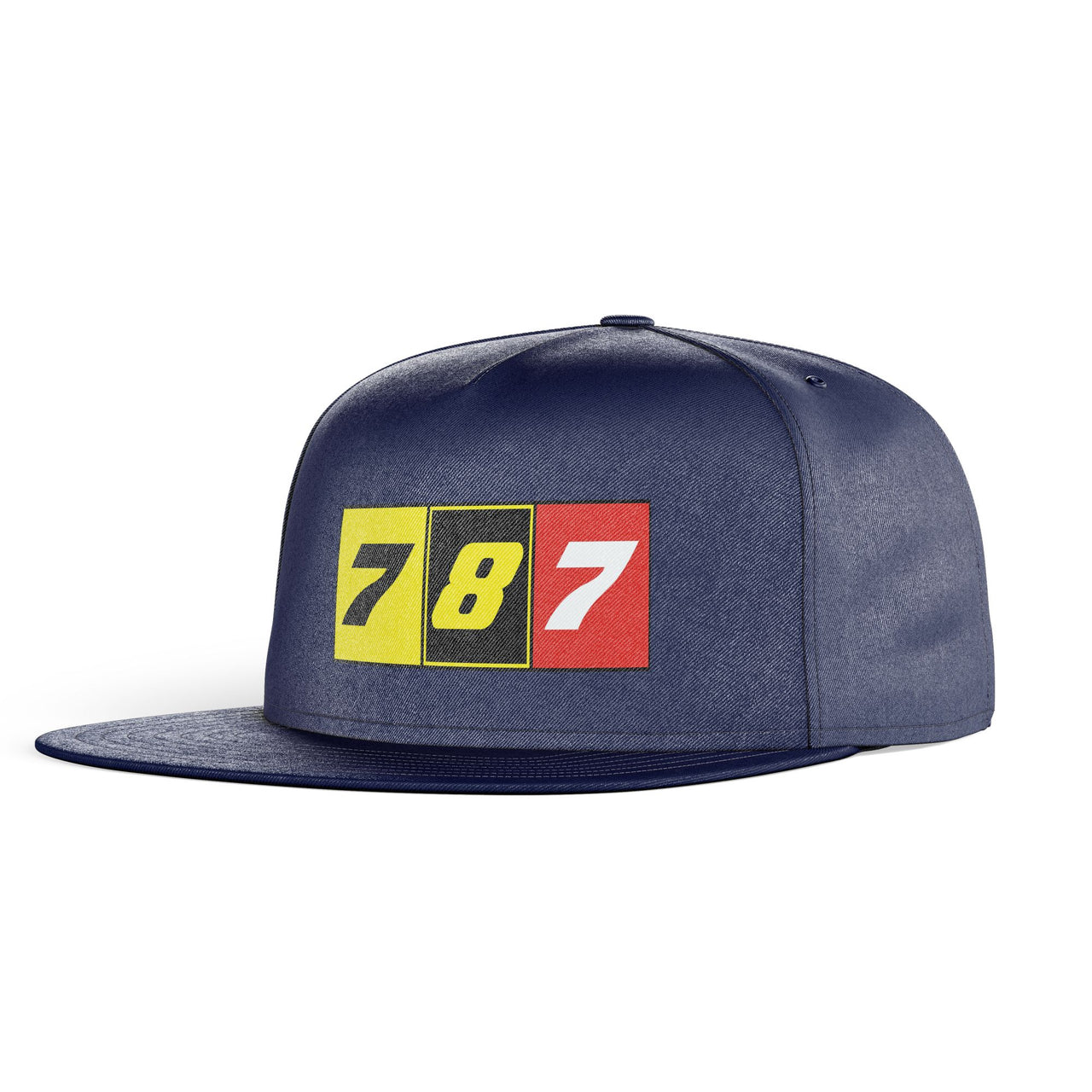 Flat Colourful 787 Designed Snapback Caps & Hats