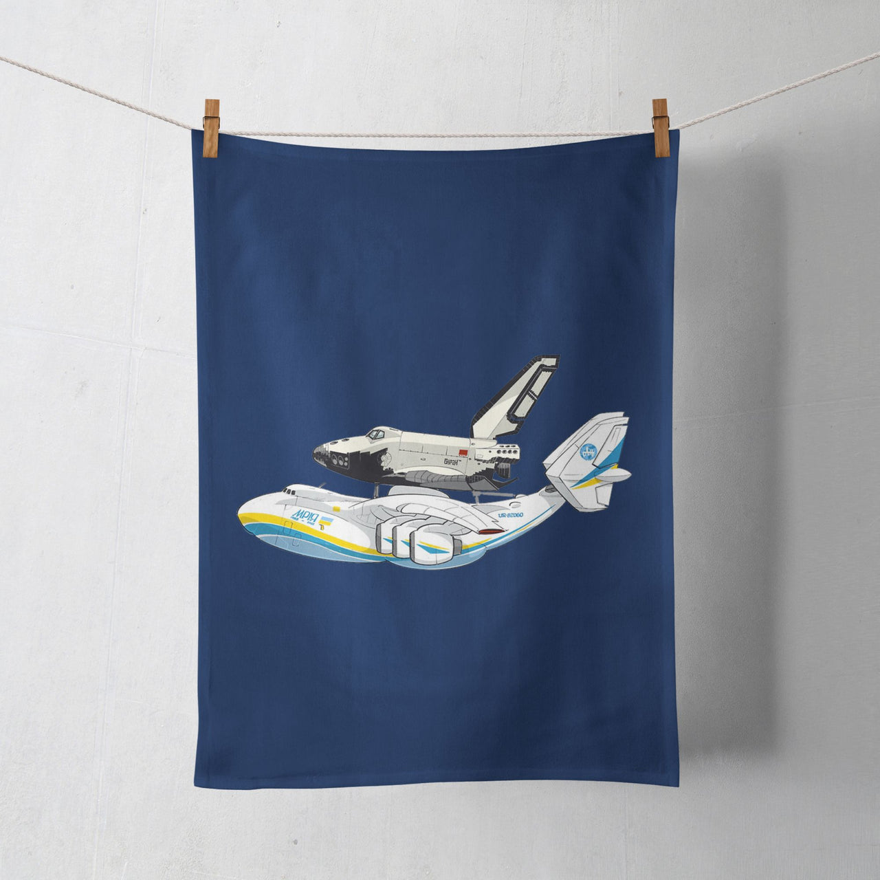 Antonov An-225 & Buran Designed Towels