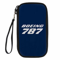 Thumbnail for Boeing 787 & Text Designed Travel Cases & Wallets