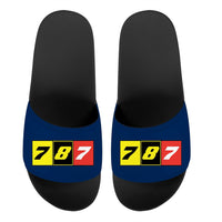 Thumbnail for Flat Colourful 787 Designed Sport Slippers