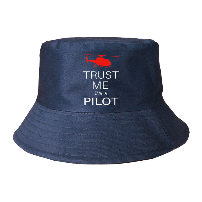 Trust Me I'm a Pilot (Helicopter) Designed Summer & Stylish Hats
