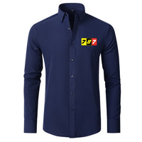 Thumbnail for Flat Colourful 787 Designed Long Sleeve Shirts