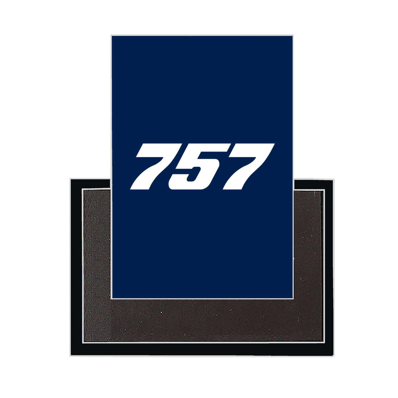 757 Flat Text Designed Magnets