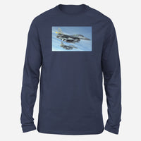 Thumbnail for Two Fighting Falcon Designed Long-Sleeve T-Shirts