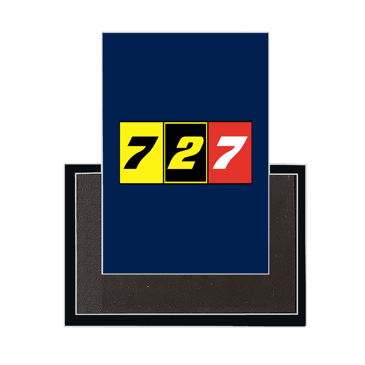 Flat Colourful 727 Designed Magnets