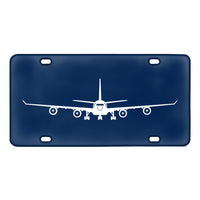 Thumbnail for Airbus A340 Silhouette Designed Metal (License) Plates