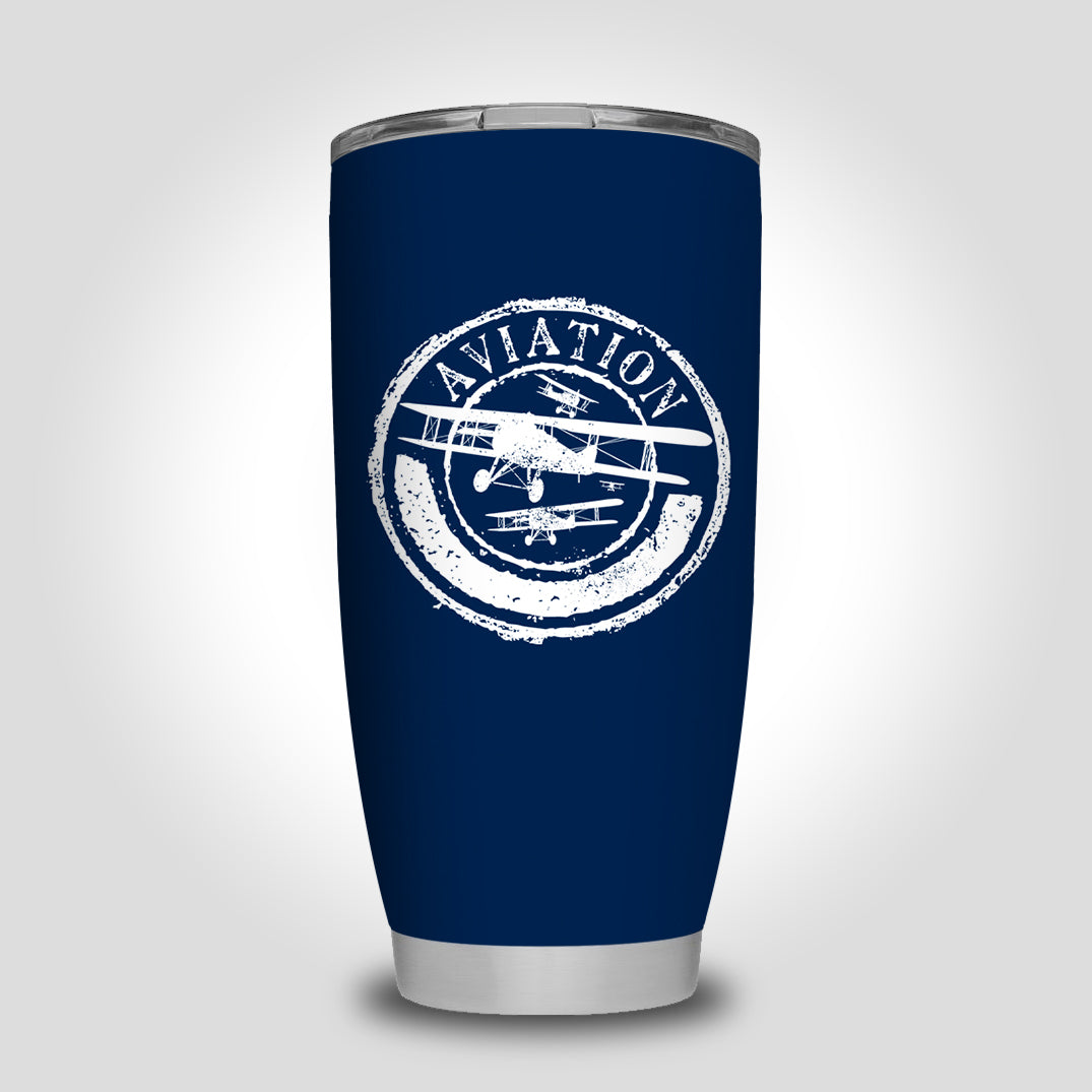 Aviation Lovers Designed Tumbler Travel Mugs