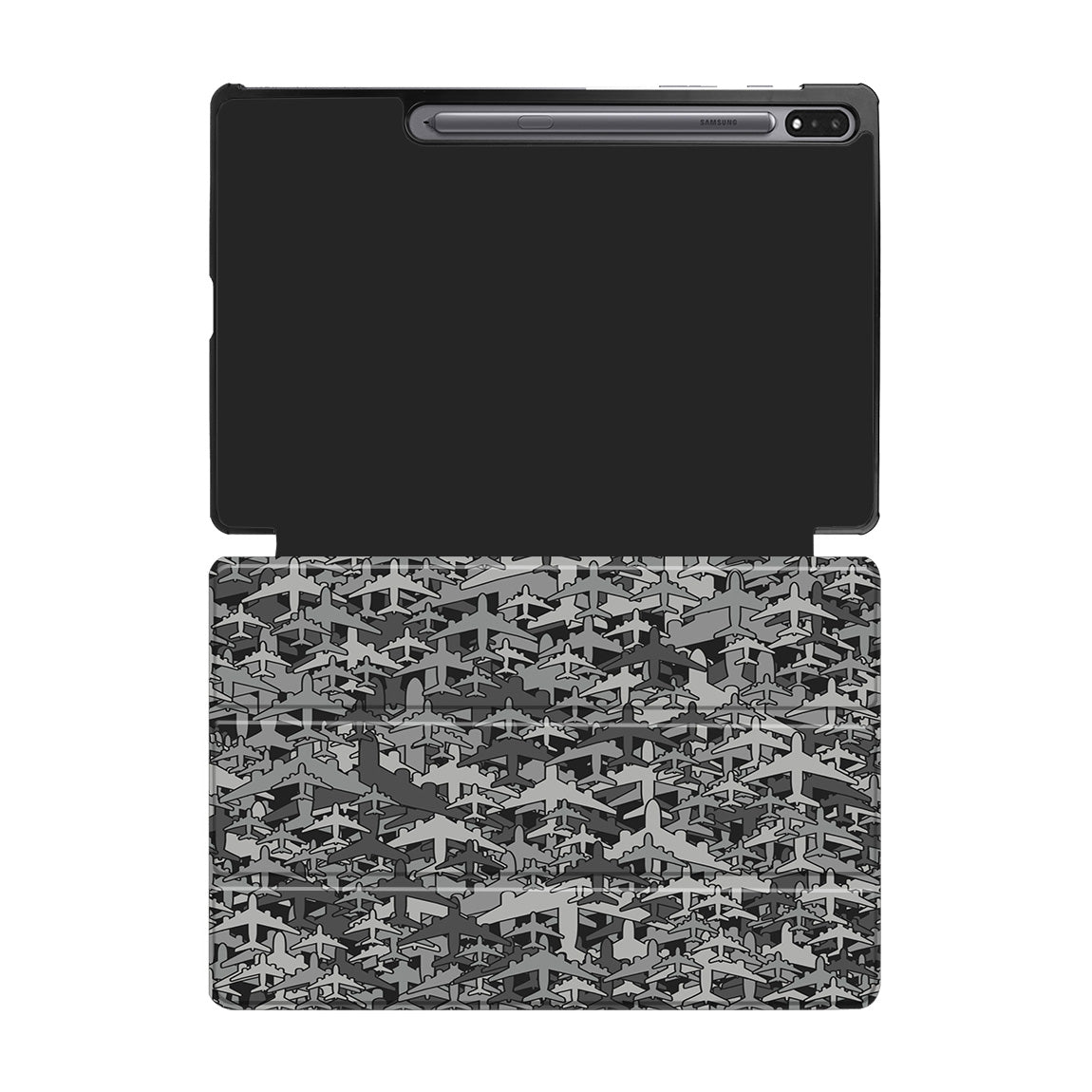 Dark Coloured Airplanes Designed iPad Cases