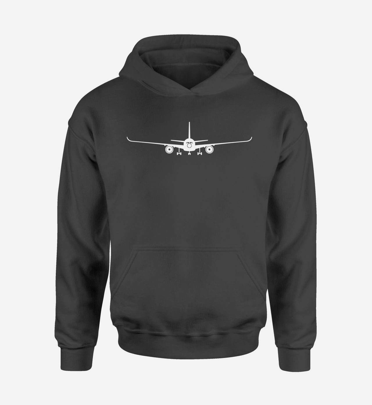 Airbus A350 Silhouette Designed Hoodies